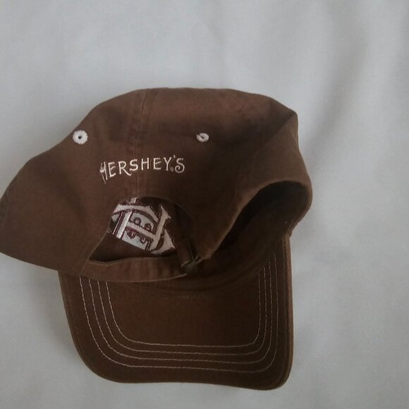 Hershey's Chocolate Brown Embroidered Logo Adjustable Unisex Baseball Cap - Picture 4 of 7
